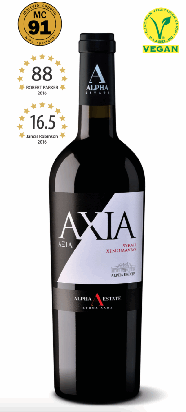 ALPHA ESTATE AXIA SYRAH/XINOMAVRO IGP FLORINA 2021 0,75L