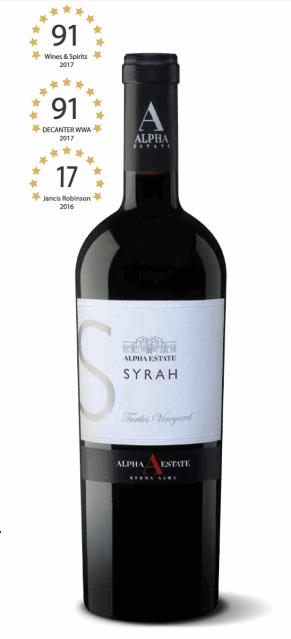 ALPHA ESTATE SYRAH SV TURTLES 2017 0,75L, IGP FLORINA