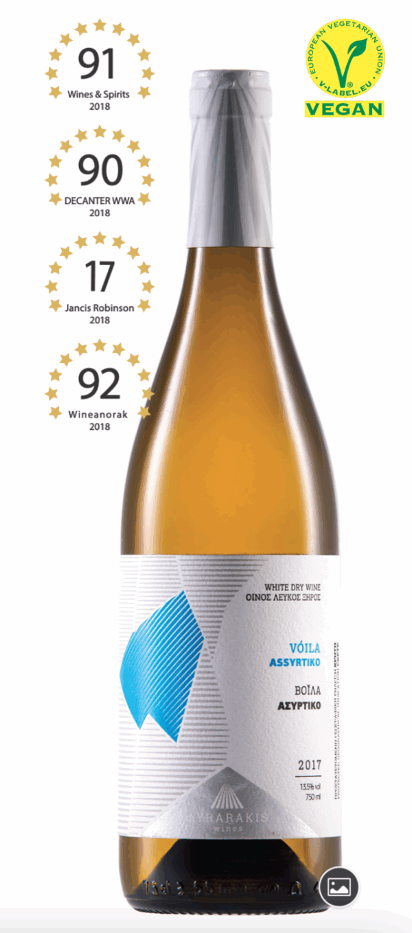 LYRARAKIS VÓILA ASSYRTIKO IGP CRETE 2022 0,75L